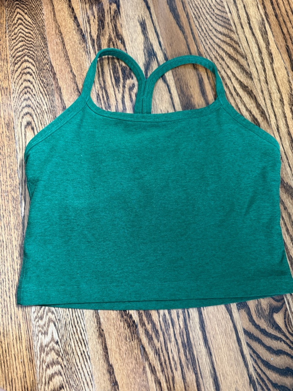 Spacedye™ Slim Racerback Cropped Tank beyond yoga xs green